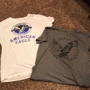 2 American eagle t shirts
